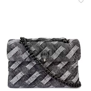 KURT GEIGER | SOFT DENIM KENSINGTON BAG